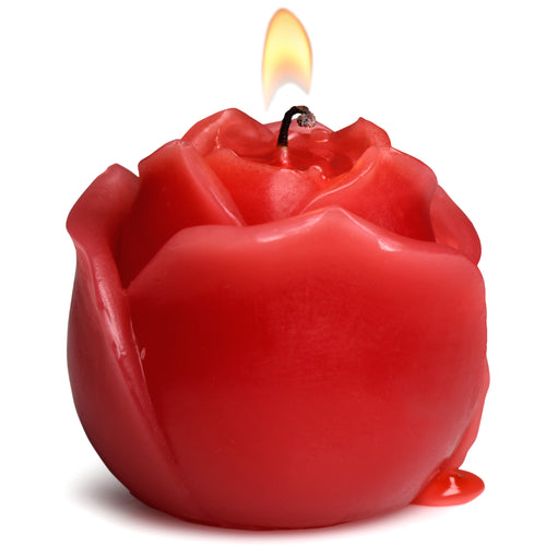Flaming Rose Drip Candle-0