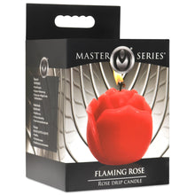 Load image into Gallery viewer, Flaming Rose Drip Candle-9