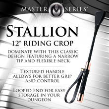 Load image into Gallery viewer, Stallion Riding Crop - 12 Inch-1