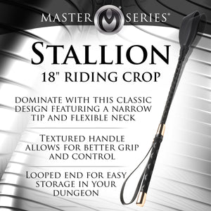 Stallion Riding Crop - 18 Inch-1