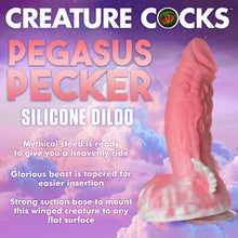 Load image into Gallery viewer, Pegasus Pecker Winged Silicone Dildo-1