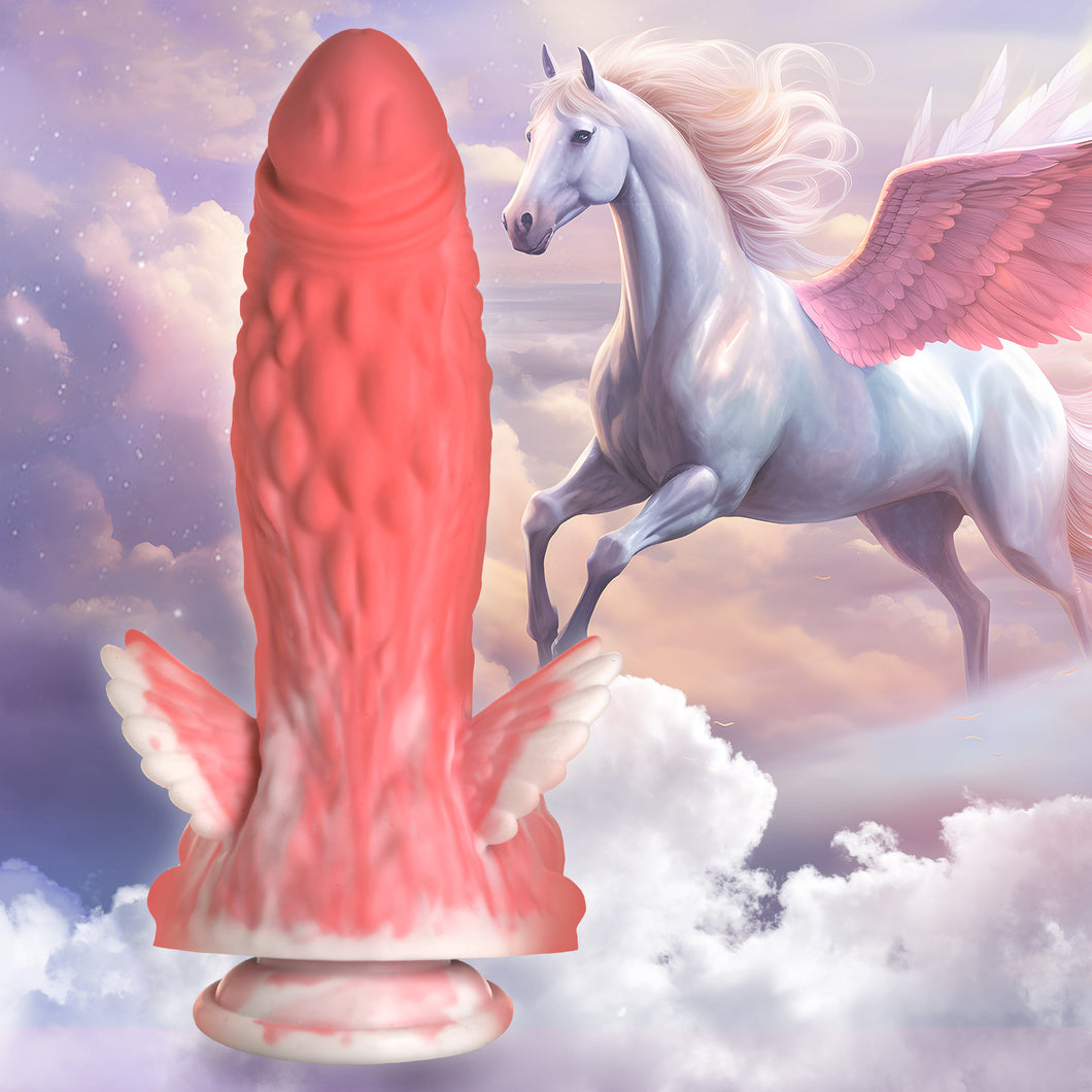 Pegasus Pecker Winged Silicone Dildo-0