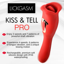 Load image into Gallery viewer, Kiss and Tell Pro Dual-ended Kissing Vibrator-1