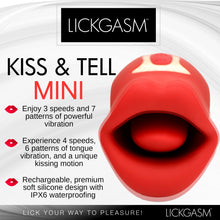 Load image into Gallery viewer, Kiss and Tell Mini Kissing and Vibrating Clitoral Stimulator-1