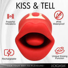 Load image into Gallery viewer, Kiss and Tell Mini Kissing and Vibrating Clitoral Stimulator-4