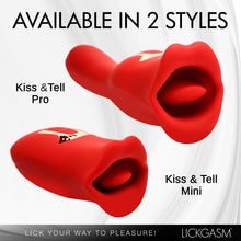 Load image into Gallery viewer, Kiss and Tell Mini Kissing and Vibrating Clitoral Stimulator-8