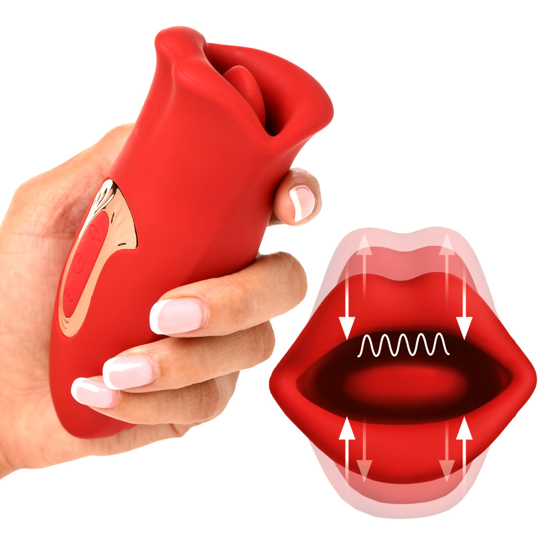 Kiss and Tell Mini Kissing and Vibrating Clitoral Stimulator-0