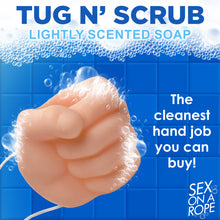 Load image into Gallery viewer, Tug N Scrub Soap On A Rope-1