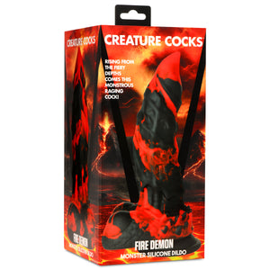 Fire Demon Monster Silicone Dildo-7