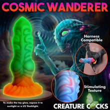 Load image into Gallery viewer, Alien Invader Glow-In-The-Dark Silicone Dildo-6