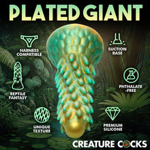 Load image into Gallery viewer, Stegosaurus Spiky Reptile Silicone Dildo-4