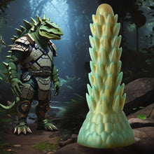 Load image into Gallery viewer, Stegosaurus Spiky Reptile Silicone Dildo-0