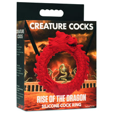 Load image into Gallery viewer, Rise of the Dragon Silicone Cock Ring-7