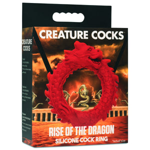 Rise of the Dragon Silicone Cock Ring-7