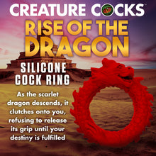 Load image into Gallery viewer, Rise of the Dragon Silicone Cock Ring-1
