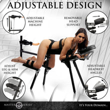 Load image into Gallery viewer, Obedience Chair with Sex Machine-7