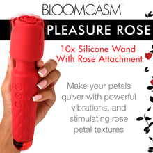 Load image into Gallery viewer, Deluxe Silicone Rose Wand-1