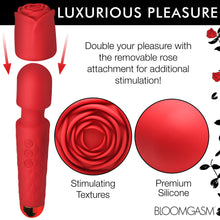 Load image into Gallery viewer, Deluxe Silicone Rose Wand-2