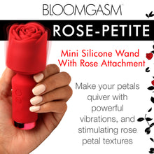 Load image into Gallery viewer, Pleasure Rose-Petite Mini Silicone Rose Wand-1