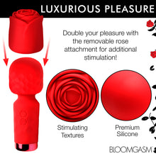 Load image into Gallery viewer, Pleasure Rose-Petite Mini Silicone Rose Wand-2