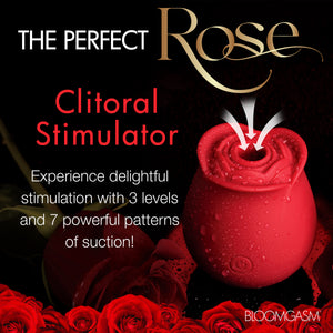 The Perfect Rose Clitoral Stimulator - Red-1