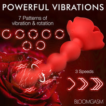 Load image into Gallery viewer, 10X Rose Twirl Vibrating and Rotating Silicone Anal Beads-5