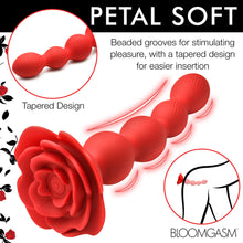 Load image into Gallery viewer, 10X Rose Twirl Vibrating and Rotating Silicone Anal Beads-6