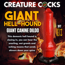 Load image into Gallery viewer, Giant Hell-Hound Canine 3ft Dildo-1