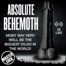 Load image into Gallery viewer, Moby Huge 2 Foot Tall Super Dildo - Black-5