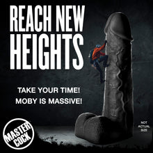 Load image into Gallery viewer, Moby Huge 2 Foot Tall Super Dildo - Black-8