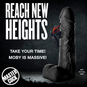 Moby Huge 2 Foot Tall Super Dildo - Black-8
