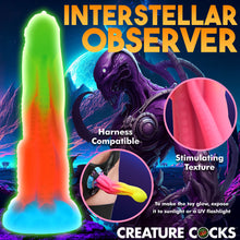 Load image into Gallery viewer, Tenta-Glow Glow-In-The-Dark Silicone Dildo-6