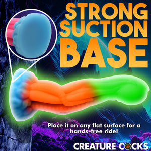 Tenta-Glow Glow-In-The-Dark Silicone Dildo-7