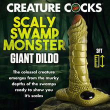 Load image into Gallery viewer, Scaly Swamp Monster 3 Foot Giant Dildo-1