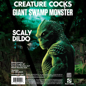 Scaly Swamp Monster 3 Foot Giant Dildo-10
