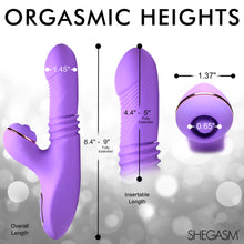 Load image into Gallery viewer, Pro-Thrust Max 14X Thrusting and Pulsing Silicone Rabbit-3