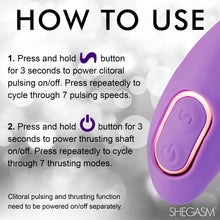 Load image into Gallery viewer, Pro-Thrust Max 14X Thrusting and Pulsing Silicone Rabbit-7