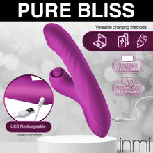 Load image into Gallery viewer, Bumping Bunny Thrusting &amp; Pulsing Silicone Rabbit Vibrator-7