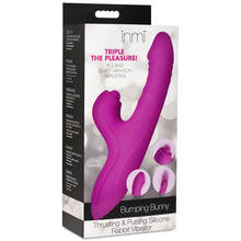 Load image into Gallery viewer, Bumping Bunny Thrusting &amp; Pulsing Silicone Rabbit Vibrator-9
