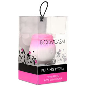 Pulsing Petals Throbbing Rose Clit Stimulator - Pink-9