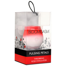 Load image into Gallery viewer, Pulsing Petals Throbbing Rose Clit Stimulator - Red-9