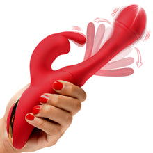 Load image into Gallery viewer, Flicking Silicone Rabbit Vibrator-0