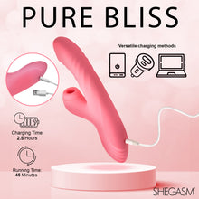 Load image into Gallery viewer, Candy-Thrust Silicone Thrusting and Sucking Rabbit Vibrator-4