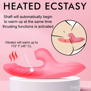 Candy-Thrust Silicone Thrusting and Sucking Rabbit Vibrator-6