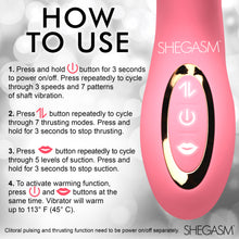Load image into Gallery viewer, Candy-Thrust Silicone Thrusting and Sucking Rabbit Vibrator-7