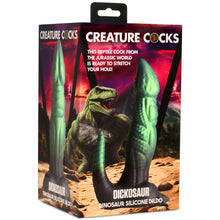 Load image into Gallery viewer, Dickosaur Dinosaur Silicone Dildo-7