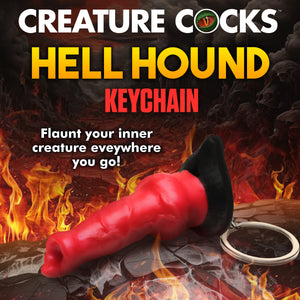 Hell Hound Mini Dildo Key Chain-1