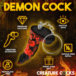 Fire Demon Mini Dildo Key Chain-4