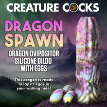 Load image into Gallery viewer, Dragon Spawn Ovipositor Silicone Dildo with Eggs-1