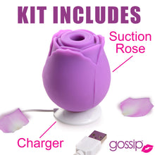 Load image into Gallery viewer, 10X Rose Flirt Silicone Clitoral Stimulator-8